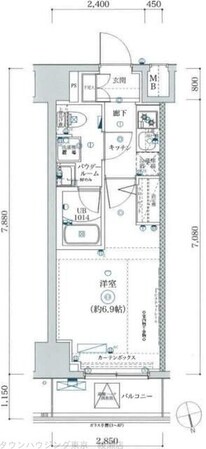 スプレスター綾瀬の物件間取画像